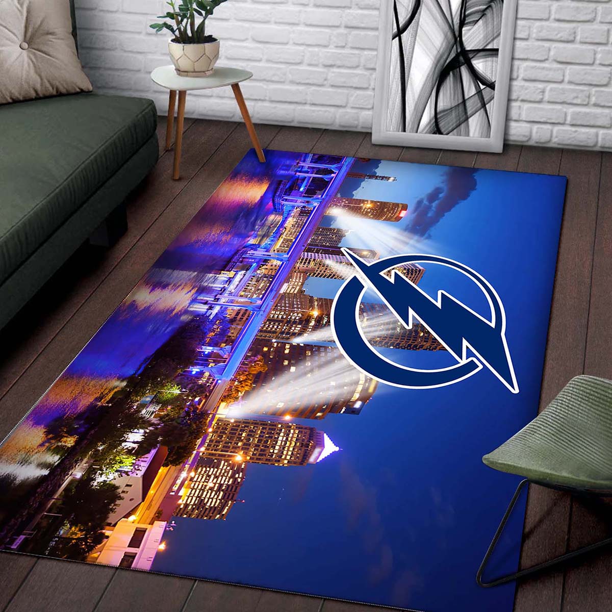 Tampa Bay Lightning Hockey Team Teppich – Bild 2
