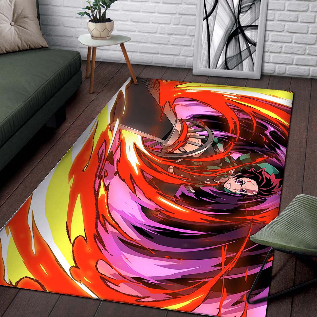 Tanjiro Kamado 6 Teppich – Bild 2