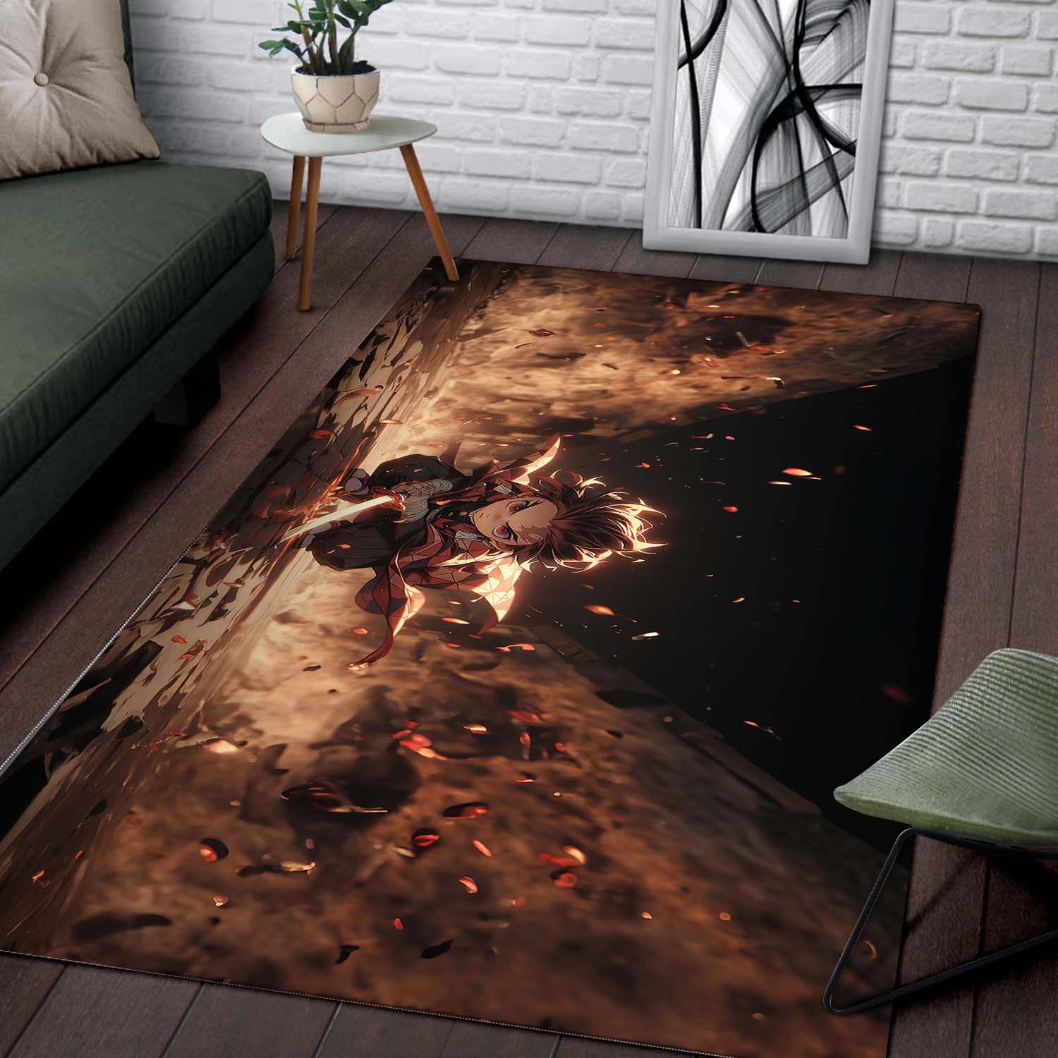 Tanjiro Kamado Ai Teppich – Bild 2