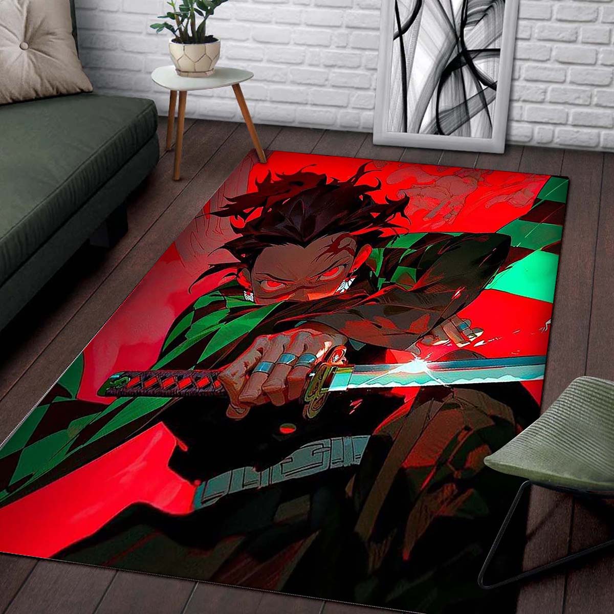 Tanjiro Visual Art Teppich – Bild 2