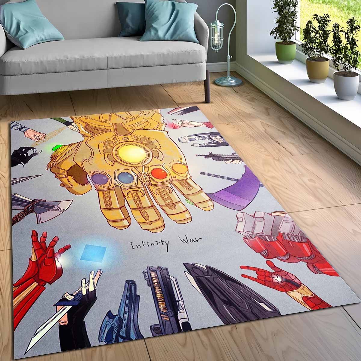Thanos Handschuhe Avengers Marvel Infinity War Teppich – Bild 3