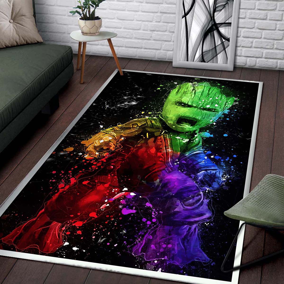 The Galaxy Baby Groot Marvel Comics Christmas 113 Teppich – Bild 2