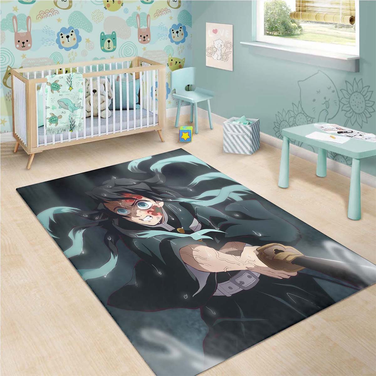 Tokitou Yuichiro - Kimetsu No Yaiba Teppich – Bild 3