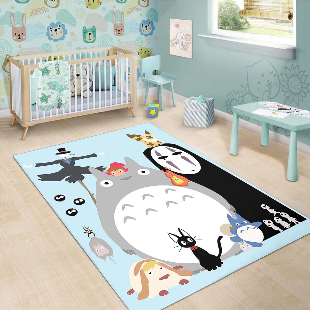 Totoro Anime Movies Bedroom Teppich – Bild 3