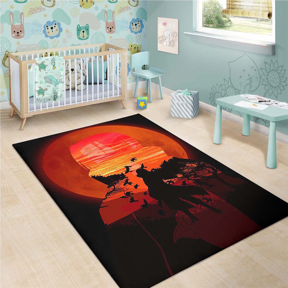 Uchiha Itachi Sunset Teppich – Bild 3