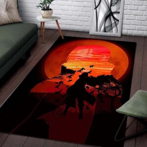 Alternative view of Uchiha Itachi Sunset Teppich