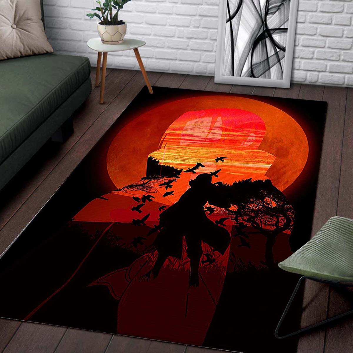 Uchiha Itachi Sunset Teppich – Bild 2