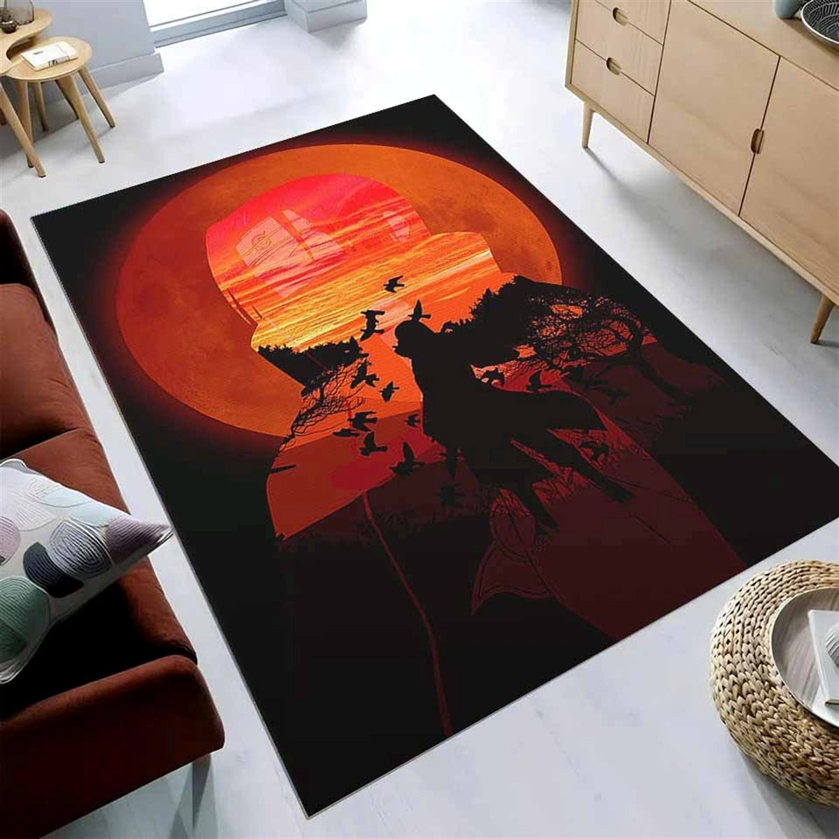 Uchiha Itachi Sunset Teppich