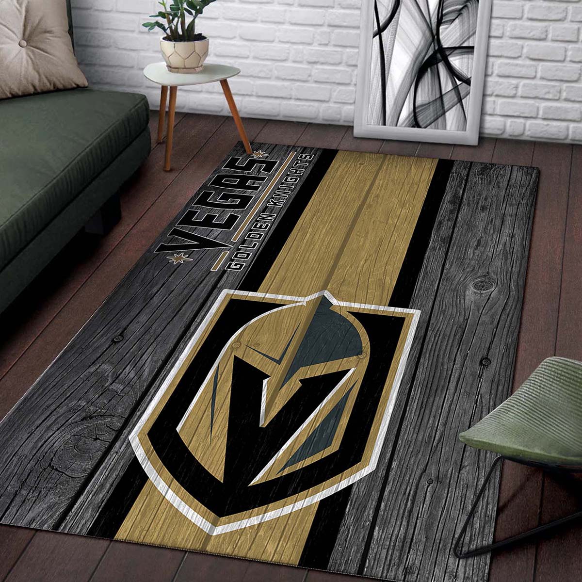 Vegas Golden Knights Hockey Team Teppich – Bild 2