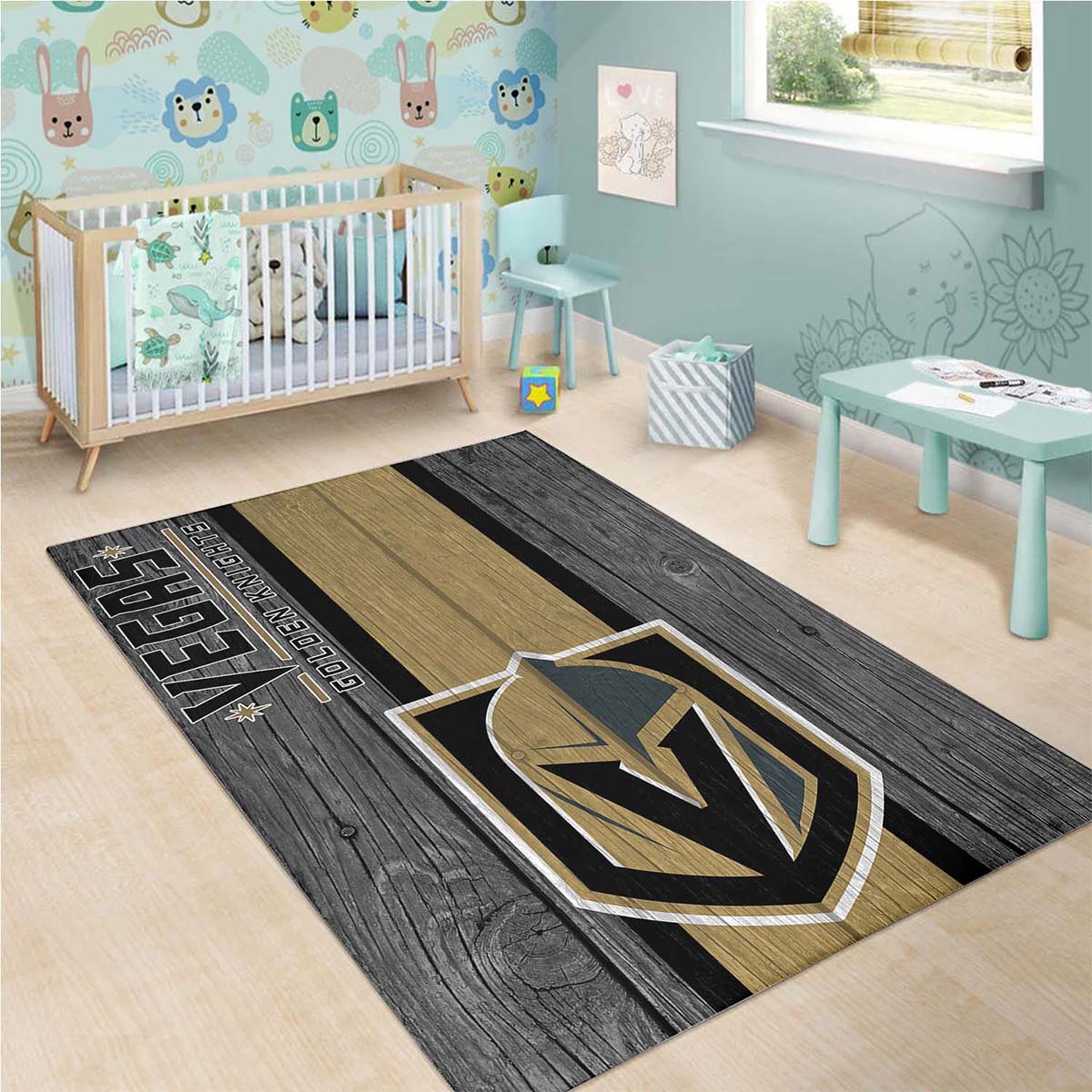 Vegas Golden Knights Hockey Team Teppich – Bild 3