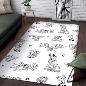 Alternative view of White 101 Dalmatians Teppich