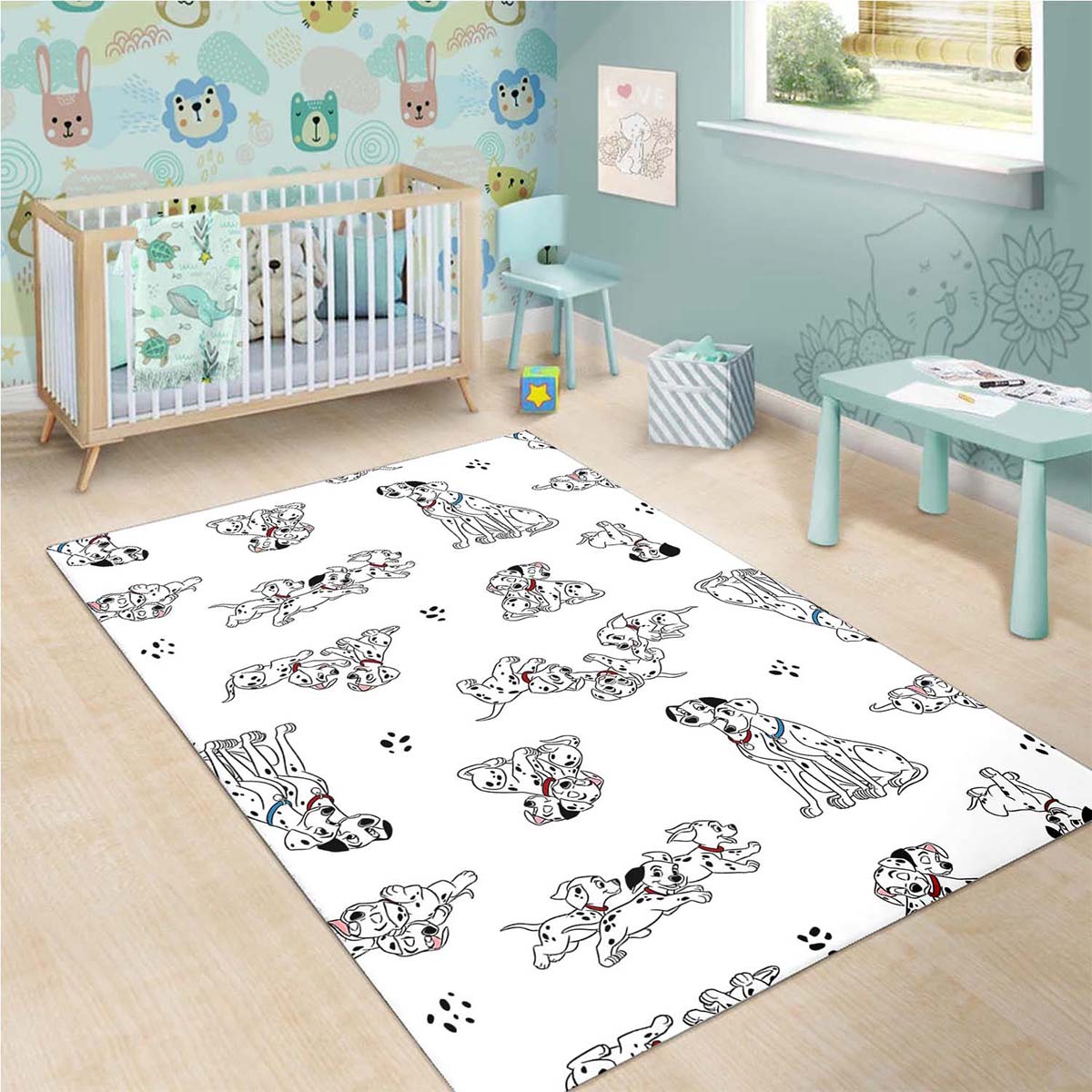 White 101 Dalmatians Teppich – Bild 3