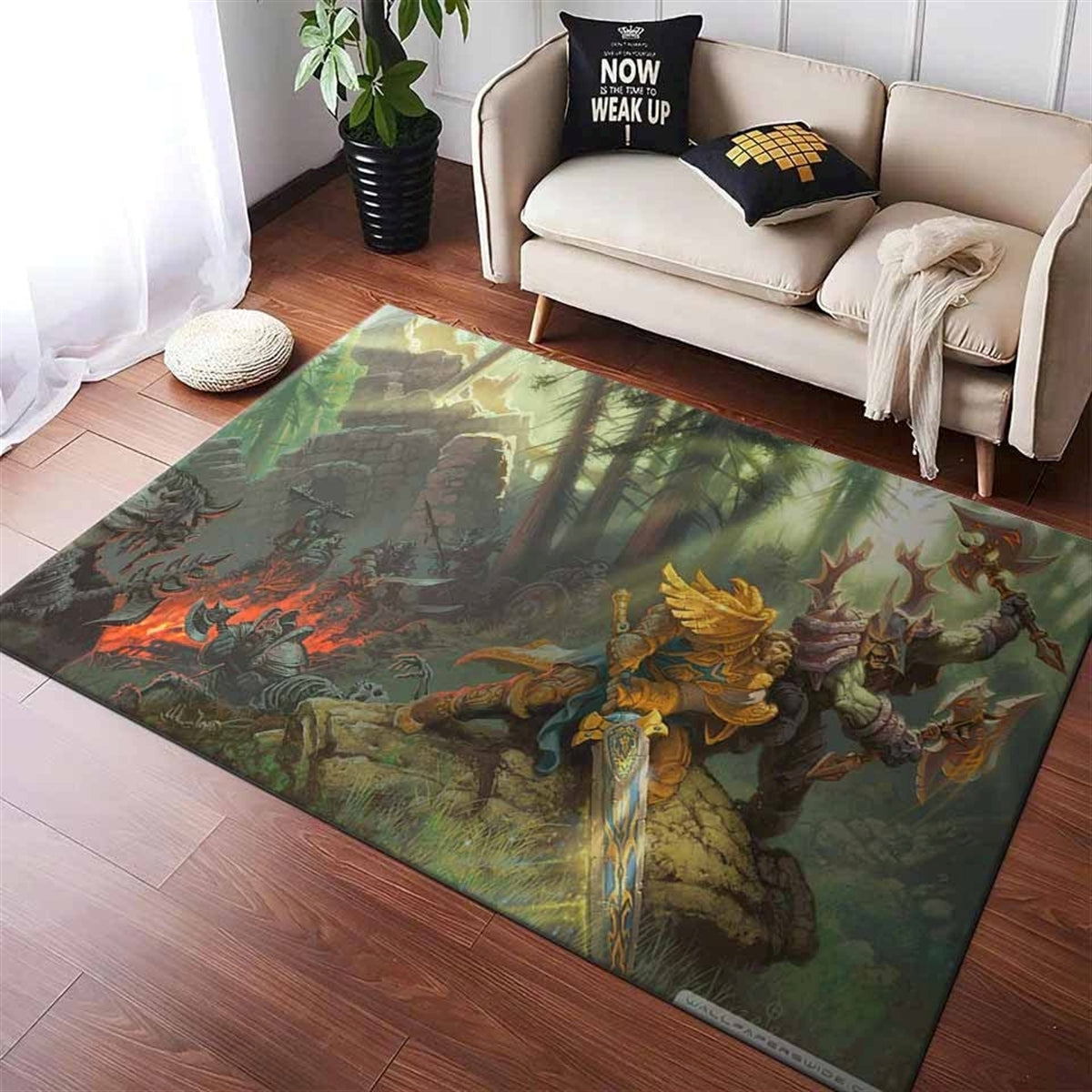 World Of Warcraft Fan Art 4k 1 Teppich