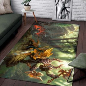 Alternative view of World Of Warcraft Fan Art 4k 1 Teppich