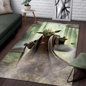 Alternative view of Yoda Star Wars Teppich